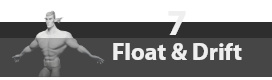 3d animation - Aquatic legends - float & drift